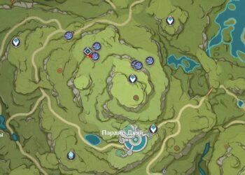 Грибы руккхашава в Луга Вашудхи (Пардис Дхяй) в Genshin Impact