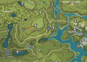 Гриб руккхашава в Ванаране в Genshin Impact