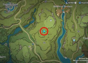 Расположение загадки на карте