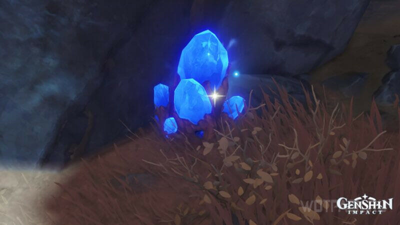 светящийся полуночный нефрит в шахтах Разлома